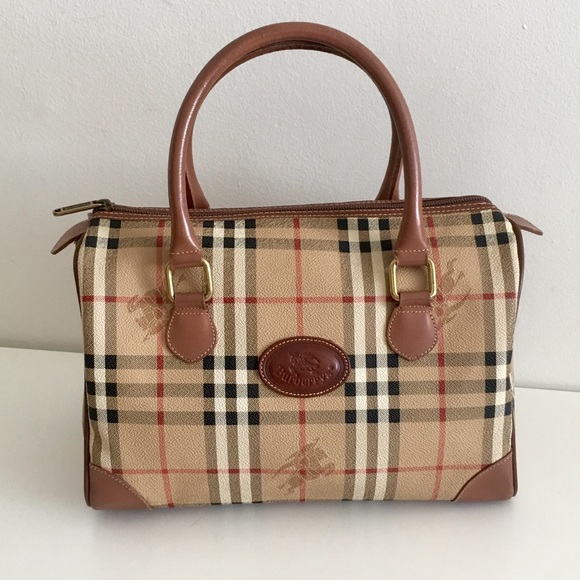 burberry nova check boston bag